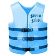 thumbnail image 1 of TRC Recreation Super Soft Medium Life Jacket Vinyl Coated Foam Swim Vest, Blue, 1 of 6
