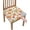 Pumpkin, variant on Sunflower Seat Covers for Dining Room Chairs Set of 4, Floral Stretchy Dining Chair Cushion Covers, Removable Washable Furniture Protector Rustic Newspaper Clipping Slipcovers for Office