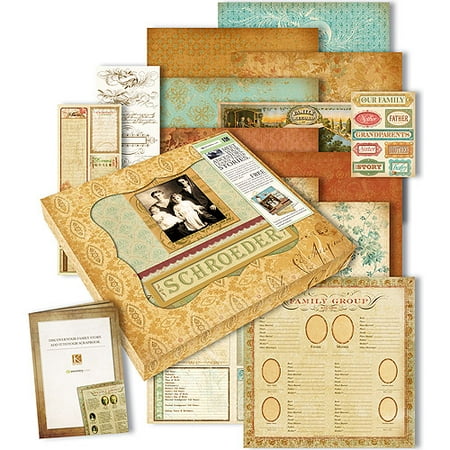 Ancestry.Com Postbound 12''X12'' Scrapbook Kit