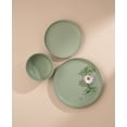 thumbnail image 4 of JoyJolt Mesa 6pc Stoneware 10.5" Dinner plate set - Desert Sage Green, 4 of 8