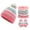 Pink, variant on WEAIXIMIUNG Simari Winter Gloves New Children's Outdoor Warm Hat Neck and Gloves Three Piece Set