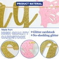 thumbnail image 4 of Fairy 1st Birthday Banner, Fairy First Birthday Party Decorations, First Birthday Banner for Baby Girl, Glitter Fairy Decorations, Gold Glitter, 4 of 8