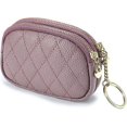 thumbnail image 1 of (violeta) Cuir Vritable - Mini Porte-monnaie Fermeture Clair - Avec Porte-cls - 2 Fermetures Clair - Poche Monnaie - Portefeuille - Porte-cartes, 1 of 5