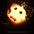 thumbnail image 4 of Mushroom Night Light Usb Smart Creative Silicone Desk Lamp Black, 4 of 5