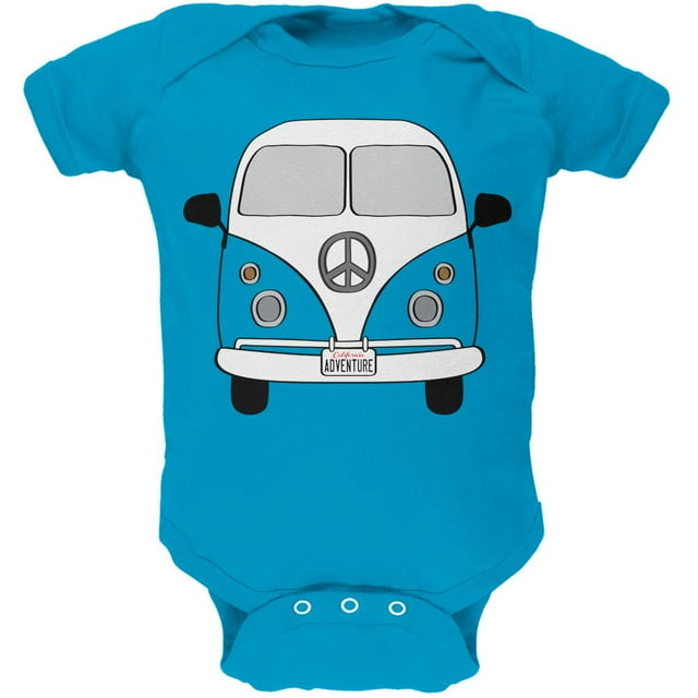 Halloween Travel Bus Costume Camper Adventure Soft Baby One Piece