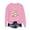 Pink, variant on Cmfcve Women's Cute Xmas Sweatshirt Plus Size Christmas Tree Print Pullover Long Sleeve Crew Neck Holiday Base Apparel