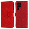 thumbnail image 1 of Funda tipo cartera GANGXUN para Samsung Galaxy S22 Ultra , diseño girasol, cuero PU, soporte, cierre magnético, tarjetero, 1 of 5