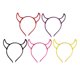 thumbnail image 1 of 5 uds diadema de cuerno pequeño Mohair diablo cuerno diadema pelo para fiesta de Halloween, 1 of 6