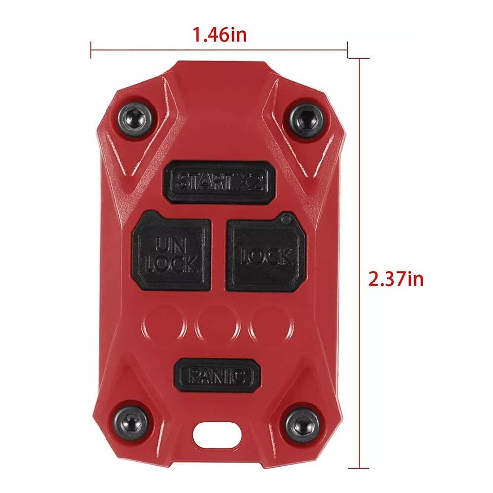For JK Accessories Car Key Fob Case Cover for Jeep Wrangler JK 2007-2018