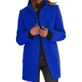 thumbnail image 1 of Chamarras Para Mujeres Otoño Invierno Abrigo De Lana, 1 of 4