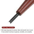 thumbnail image 4 of Uxcell 5 Packs SKS7 Alloy Tool Steel Triangle Knife Wood Chisels Carving Tools Knife Set, 4 of 6