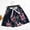 #605-Dark Blue, variant on Haivin Women's Casual Pajama Shorts, Loose Fit with Elastic Waist and Fashion Print, Comfortable Cotton Sleepwear for Home and Lounge