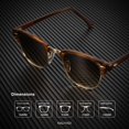 thumbnail image 3 of YIXIGGC Polarized Sunglasses for Men and Women Semi-Rimless Frame Driving Sun glasses UV Blocking DYF329-1501, 3 of 5
