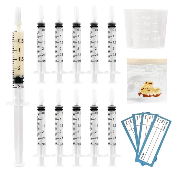 Kits colectores de calostro ISOPEN, jeringas de 3 ml, 50 piezas