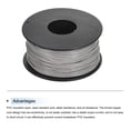 thumbnail image 3 of Uxcell 30AWG Stranded Wire Hookup 50M/164ft Grey, Electrical Wire UL1007 Spool, 3 of 6