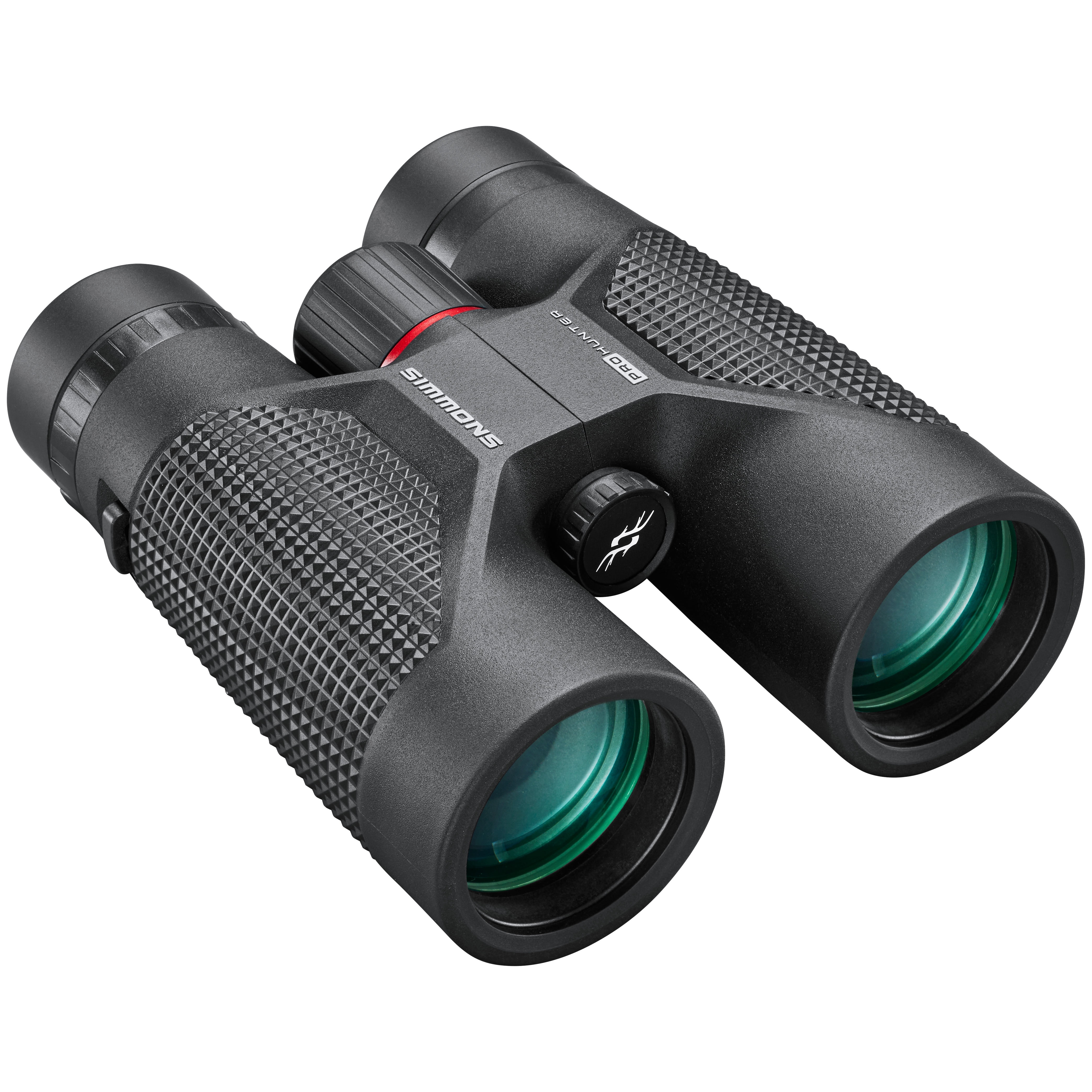 Simmons Pro Hunter Binoculars, 10x42mm, IPX7 Waterproof, Fully Coated Optics, Black, SPH1042