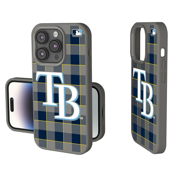 Keyscaper Tampa Bay Rays Plaid Soft Touch iPhone Case