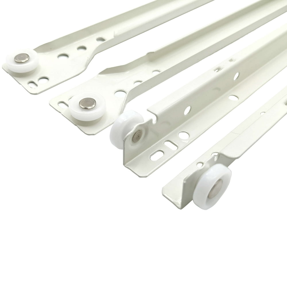 GlideRite 22 in. Bottom Mount VNotch Epoxy Euro Self Close Drawer