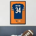 thumbnail image 3 of Walter Payton Chicago Bears Framed 14" x 20" Retired Jersey Art Print, 3 of 3