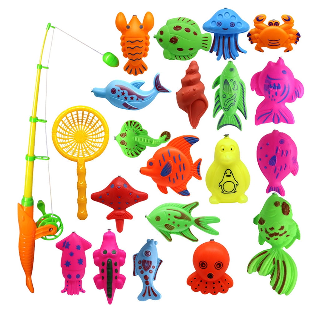 Toyvian 12 Pcs Children's Fishing Rod Kids Fishing Poles Toys Kids Playset  Kids Fishing Rod Kids Toy Small Fishing Rod Fishing Plaything Kindergarten  Toy Plastic Toddler Puzzle Tub : : Baby Products