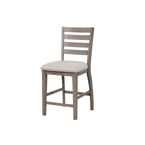 I Home Furnishings Will Counter Stools in Gray / Brown Finish