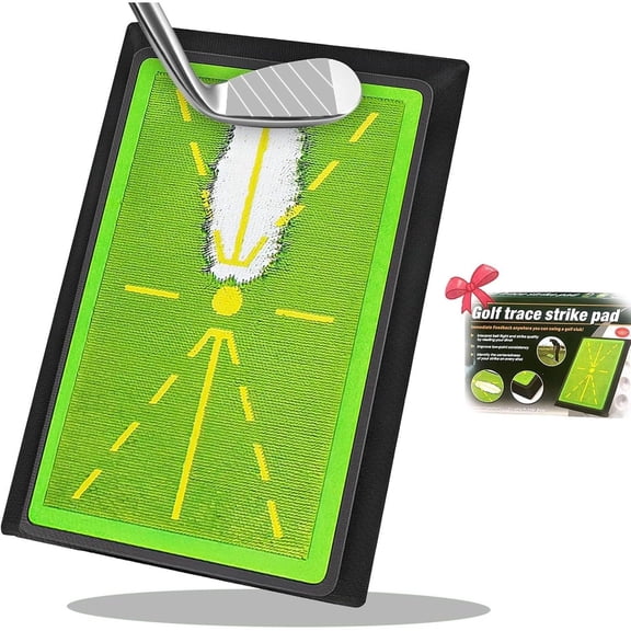 Golf Swing Training Mat Golf Hitting Mat with Path Feedback，lingkun