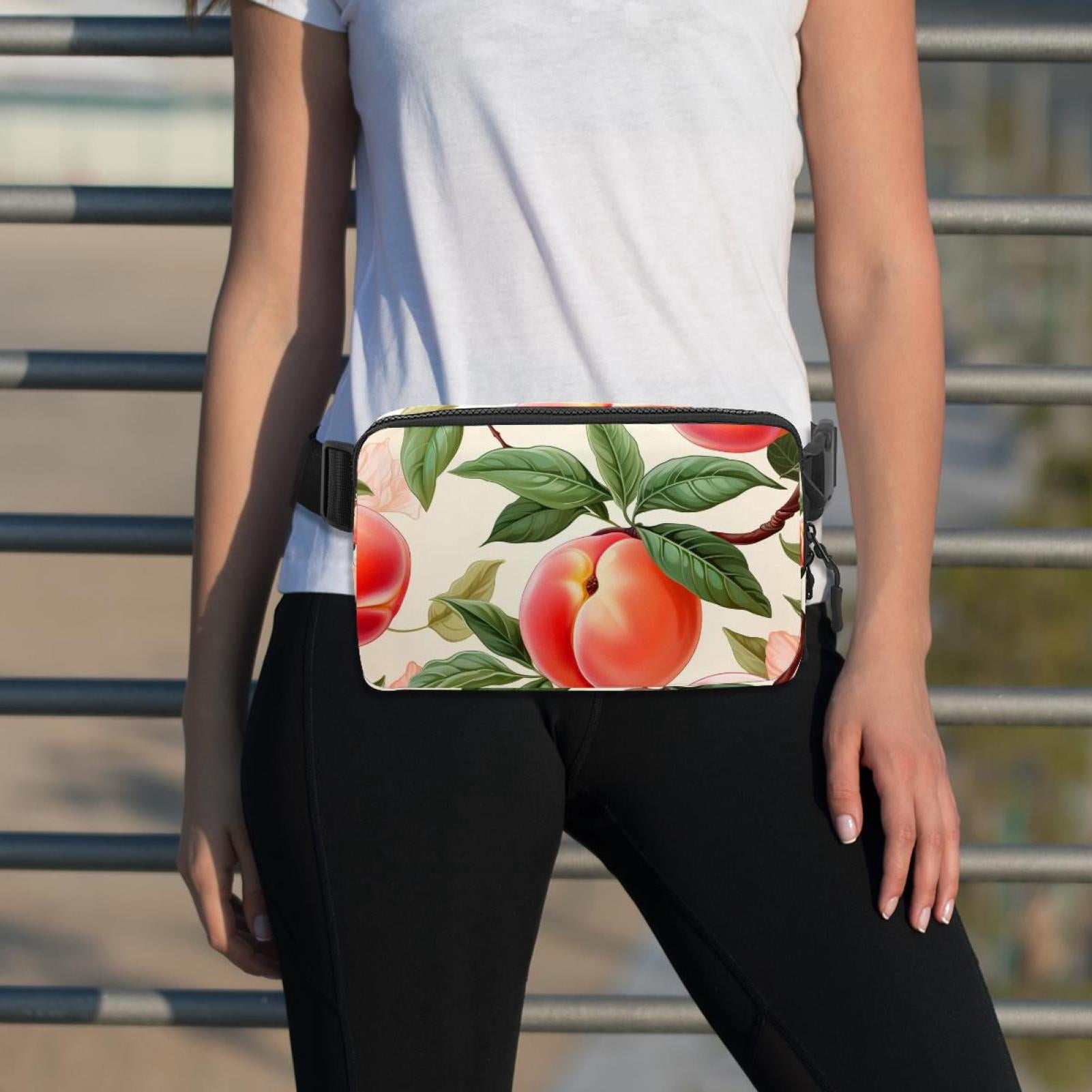 Peaches Lightweight and Adjustable Running Belt Waist Pack Waist Bags for Unisex with Extension Strap