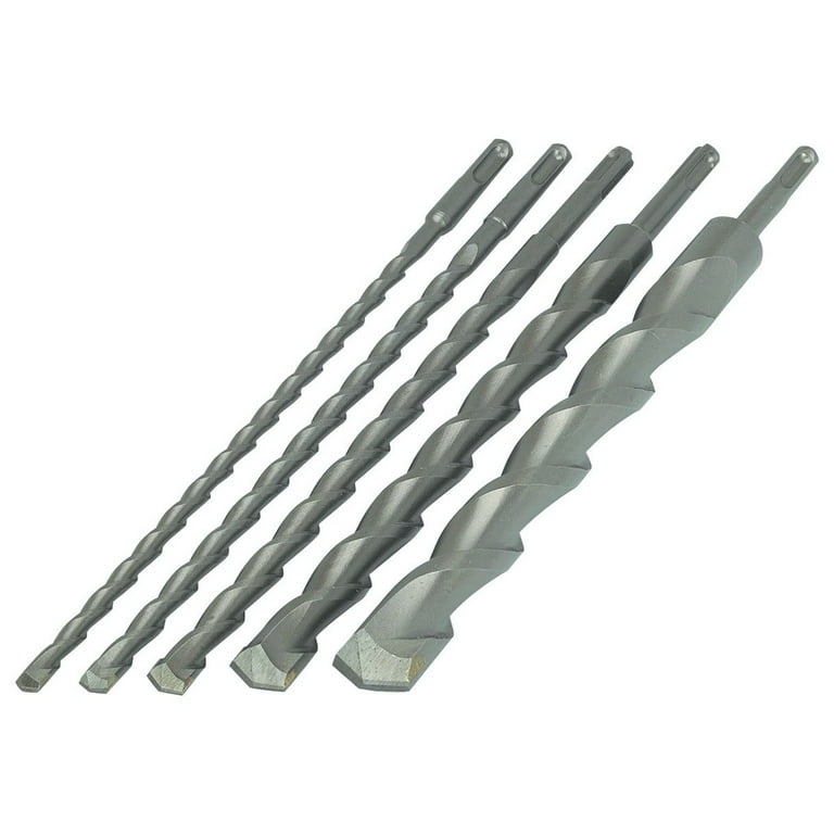Warrior 12 in. SDS Masonry Bit Set 5 Pc C2 Tunsten Carbride 62795
