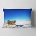 thumbnail image 2 of Designart White Sands Park in Usa - Landscape Printed Throw Pillow - 12x20, 2 of 5