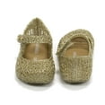 thumbnail image 6 of Mini Melissa Toddlers Campana Papel Baby Flats, Gold,7 M US, 6 of 7