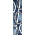thumbnail image 5 of Home Dynamix Premium Indus Contemporary Geometric Runner Area Rug, Blue/Grey, 1'9"x7'2", 5 of 6