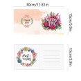 thumbnail image 4 of Tarjeta Felicitación Con Y Letras Flores Forma Especial Regalo para Amigos 6 Uds., 4 of 7