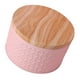 thumbnail image 2 of Caja de panadería rosa de hierro con tapa, caja de almacenamiento para hornear postres, galletas, dulces y aperitivos, 2 of 5