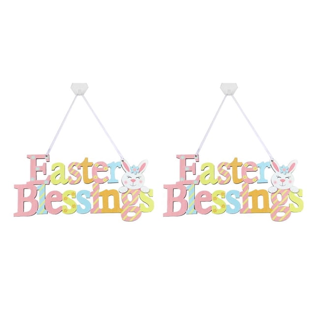 Monstrate 1 Juego de decoraciones para puertas, patrón de letras de primavera, letrero para puerta, suministros para fiestas, carteles de de Type2 NO2