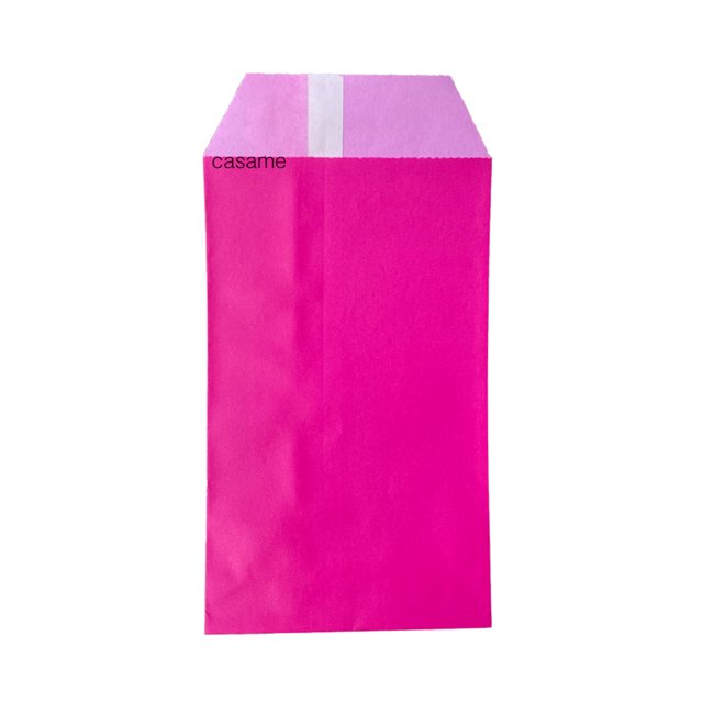Mini Multicolour Solid Pure Color Pouch Kraft Paper Bags Wedding Party Invitation Greeting Cards Paper Gift Bag Guest solid hot pink 100 pcs