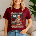 thumbnail image 4 of Santa Tech Support Rebooting Christmas, Funny Christmas TShirt, Santa Shirt, Vintage Holiday Tee, Merry Xmas Gift, Family Holiday Outfits, 4 of 5
