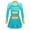 Light Blue, variant on TSSOE Girls Cheer Leader Sequins Long Sleeve Dress Cheering Dancing Performing Team Competition Black&Hot Pink 16