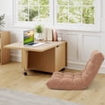 thumbnail image 2 of Costway Foldable Coffee Table 48" Extendable Center Table with Storage Cabinets & Wheels Oak, 2 of 10