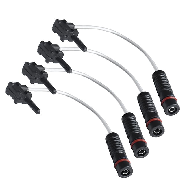 4Pcs 1405401217 Brake Pad Wear Sensor Kit, Front Rear Brake Pad Wear Sensor for Mercedes- W140, W107, W124, W129