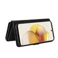 thumbnail image 3 of TECH CIRCLE Wallet Case For Moto G Play 2021,PU Leather Zipper Handbag Purse Flip Cover Kickstand Folio Women Case with Card Slots Holder Wrist Strap for Motorola Moto G Play 2021 6.5",Black, 3 of 9