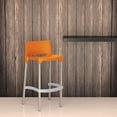 thumbnail image 3 of Compamia Gio Tabouret de Bar d'Extérieur 29,5 Po Orange, 3 of 5