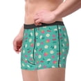 thumbnail image 2 of Disketp Cherry Strawberry Floral Men's Boxer Briefs,Soft and Breathable Cotton Underwear with ComfortFlex Waistband, 2 of 7
