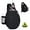 Black, variant on Quilted Tennis Backpack for 2 Rackets, Slim & Lightweight Waterproof Sling Bag for Tennis, Pickleball, Padel, Crossbody Sport Bag for Men & Women