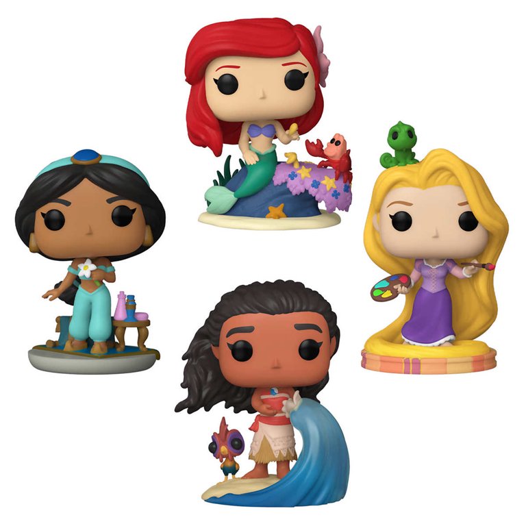 Funko POP 4-pack - Pokémon Eeveelutions or Disney Princess 