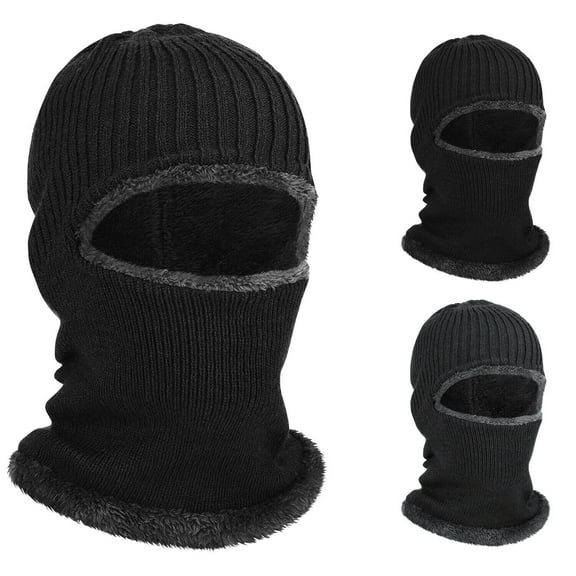 Liwarace Wool Knit Hat Padded Hat Headgear Ski Hat Hunting Tactical Hat Unisex