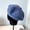 Blue, variant on Vintage Wool Beret, Women’S Autumn And Winter Art Two-Color Striped Pumpkin Cap, The Artist Hat Octagonal Cap