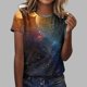 thumbnail image 5 of Camisetas Casuales de Mujer Día de San Valentín Impreso Cuello Tripulado Manga Corta, Top de Moda para la Fiesta Y Diario, 5 of 8