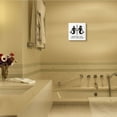 thumbnail image 2 of Stupell Industries Just Wash Your Hands Mermaid Bathroom Sign Design by Daphne Polselli, 2 of 6