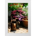 thumbnail image 3 of Alan Hausenflock 13x18 White Modern Wood Framed Wall Art Titled - The Garden Nook IV, 3 of 5