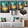 thumbnail image 4 of Designart "Gazing into the Cosmos IV" Space Metal Wall Art, 4 of 5